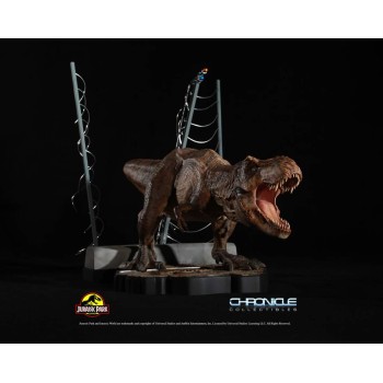 Jurassic Park: Breakout T-Rex 1/20 scale Statue 40 cm